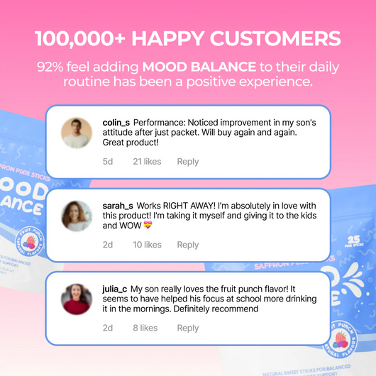 Mood Chews™ - Natural Saffron ADHD Gummies for Kids